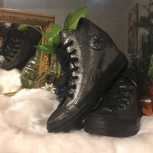 Women's Chuck Taylor Lux Wedge Sneaker Metallic